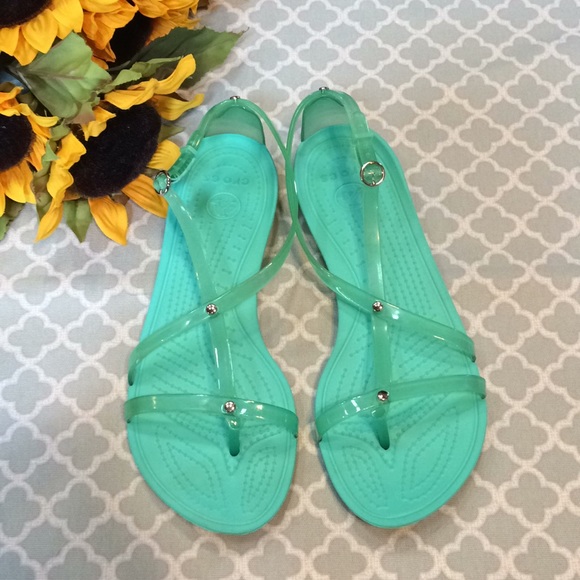 croc gladiator sandals